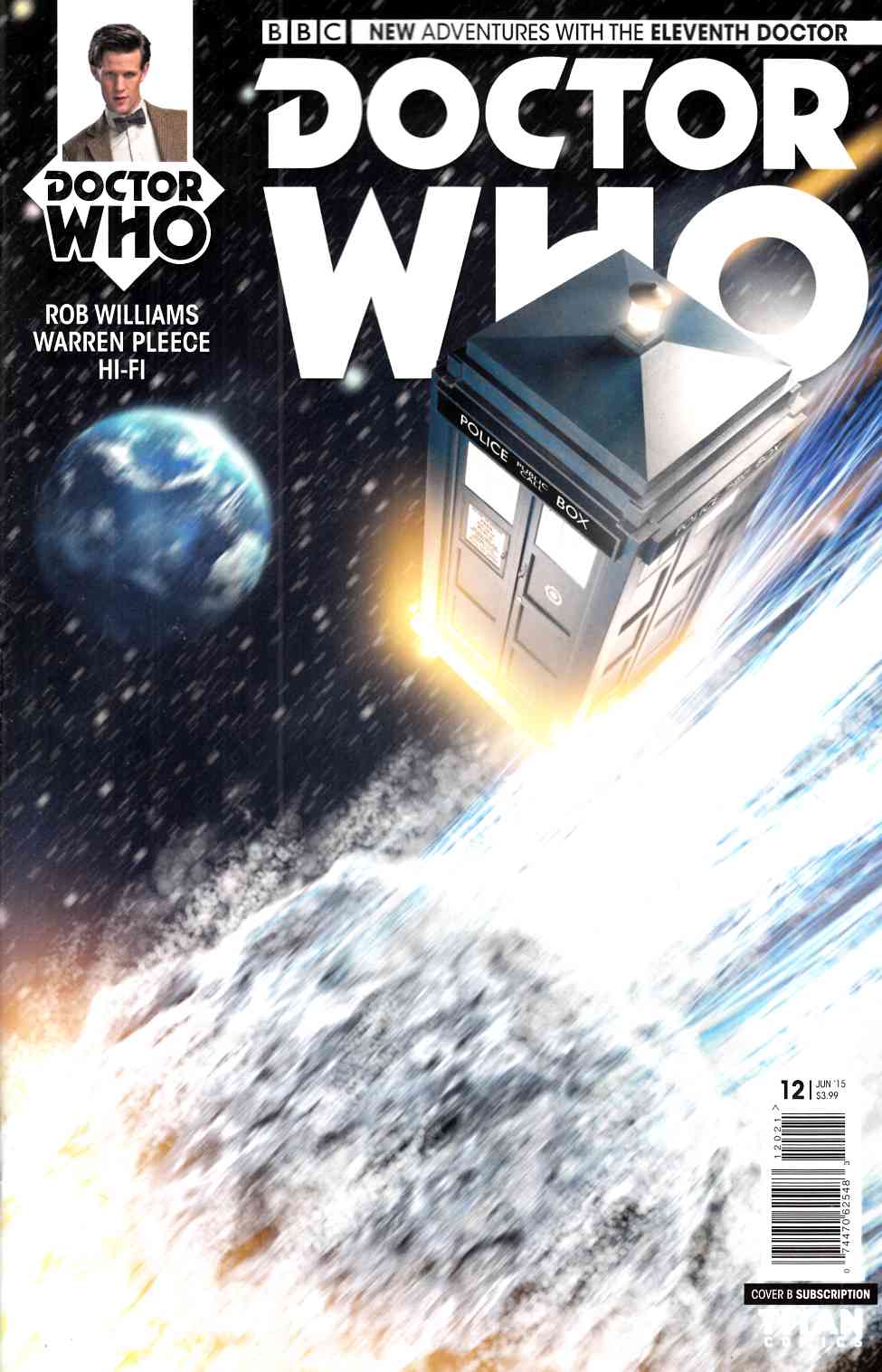 Doctor Who 11th Doctor #12 Subscription Photo Cover [Titan Comic] LARGE