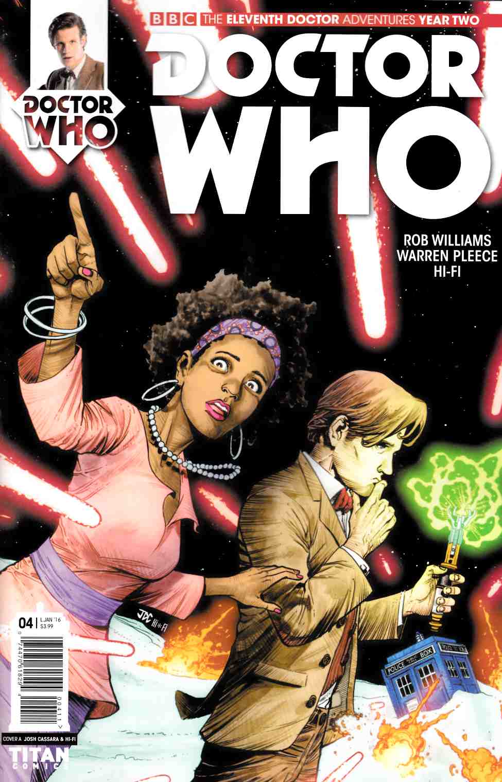 Doctor Who 11th Doctor Year 2 #4 Reg Cassara & Guerrero Variant Cover [Titan Comic] THUMBNAIL