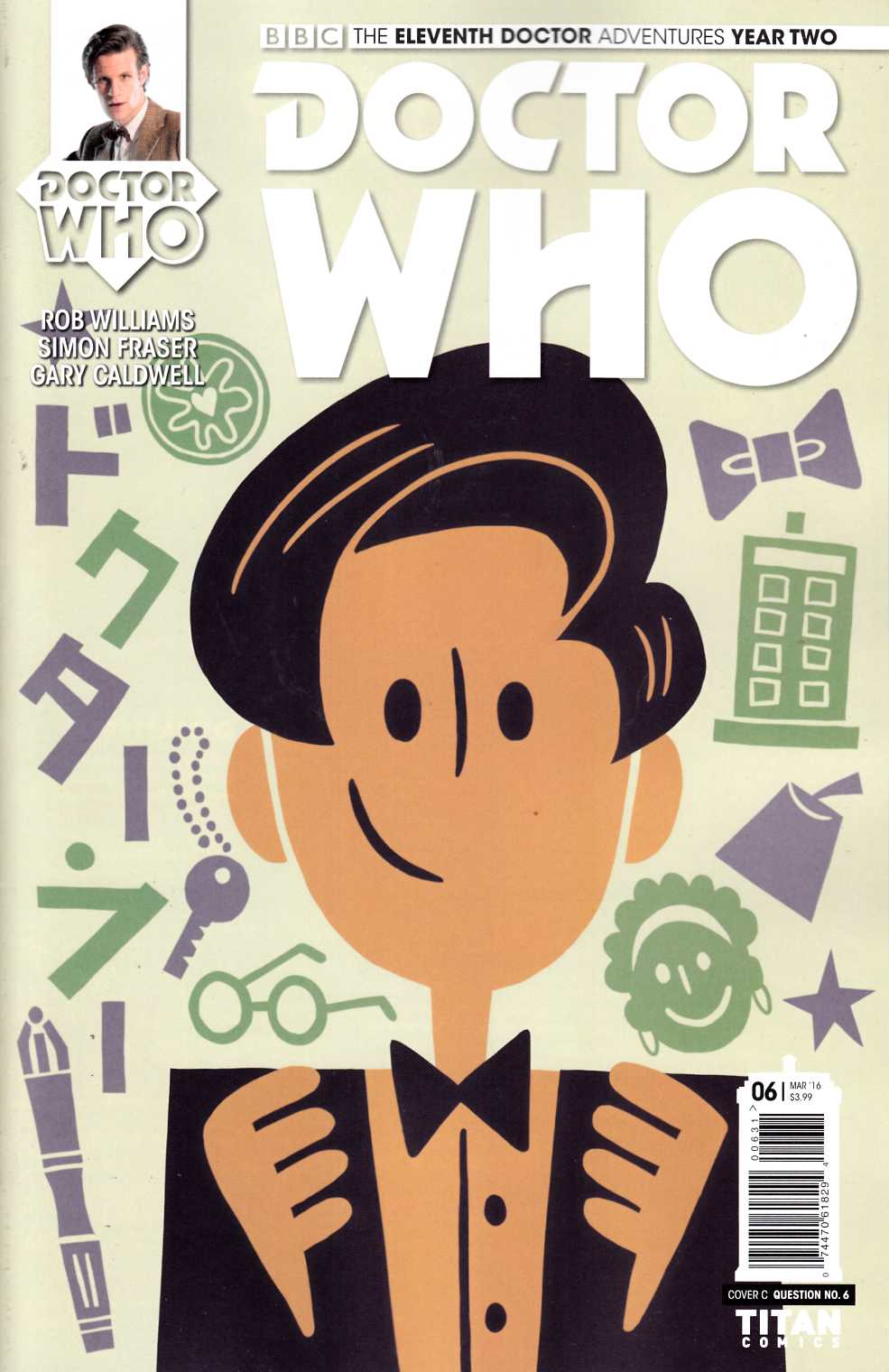 Doctor Who 11th Doctor Year Two #6 Question 6 Variant Cover [Titan Comic] LARGE