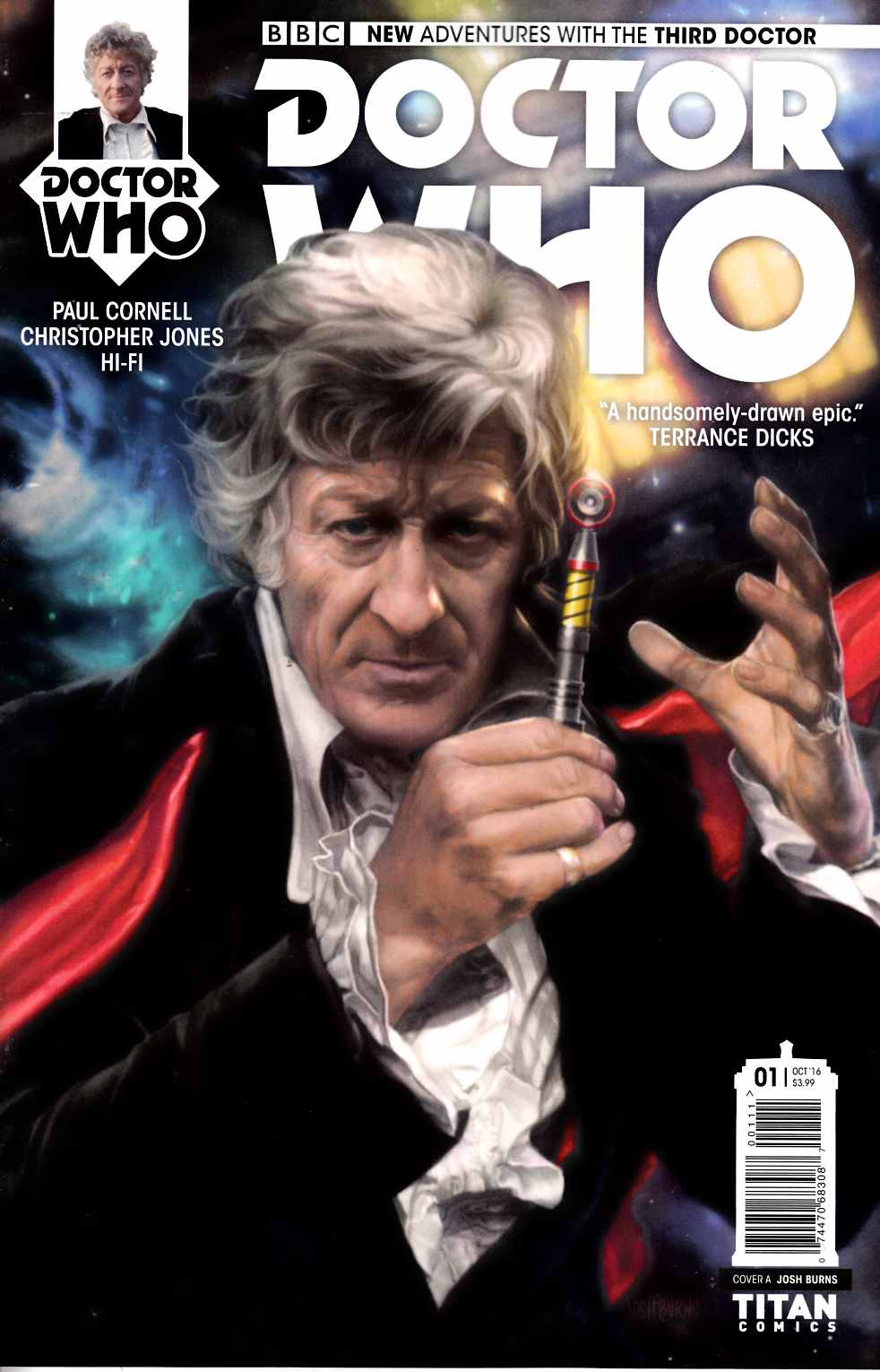 Doctor Who 3rd Doctor #1 Cover A [Titan Comic] LARGE