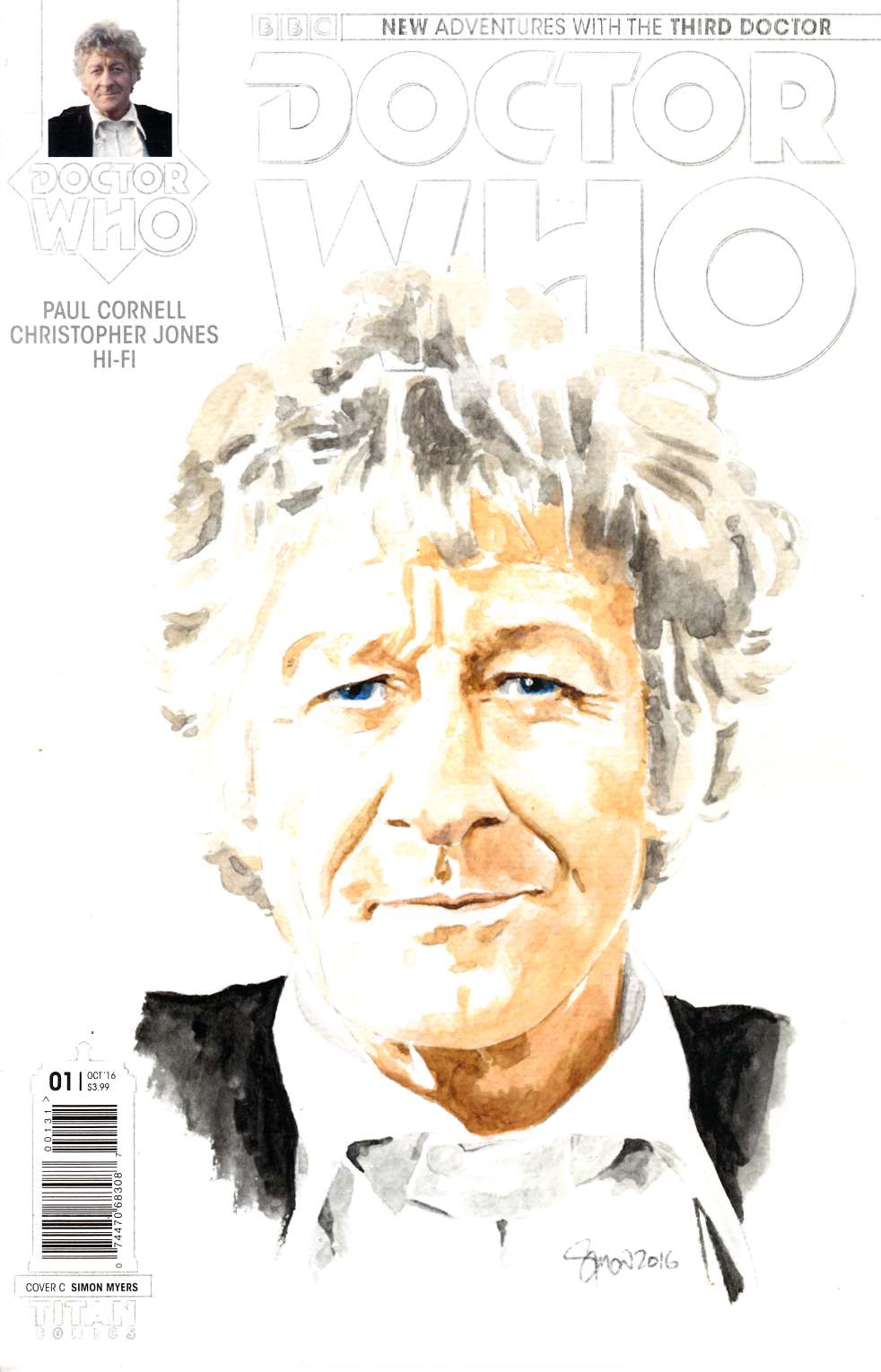Doctor Who 3rd Doctor #1 Cover C [Titan Comic] LARGE