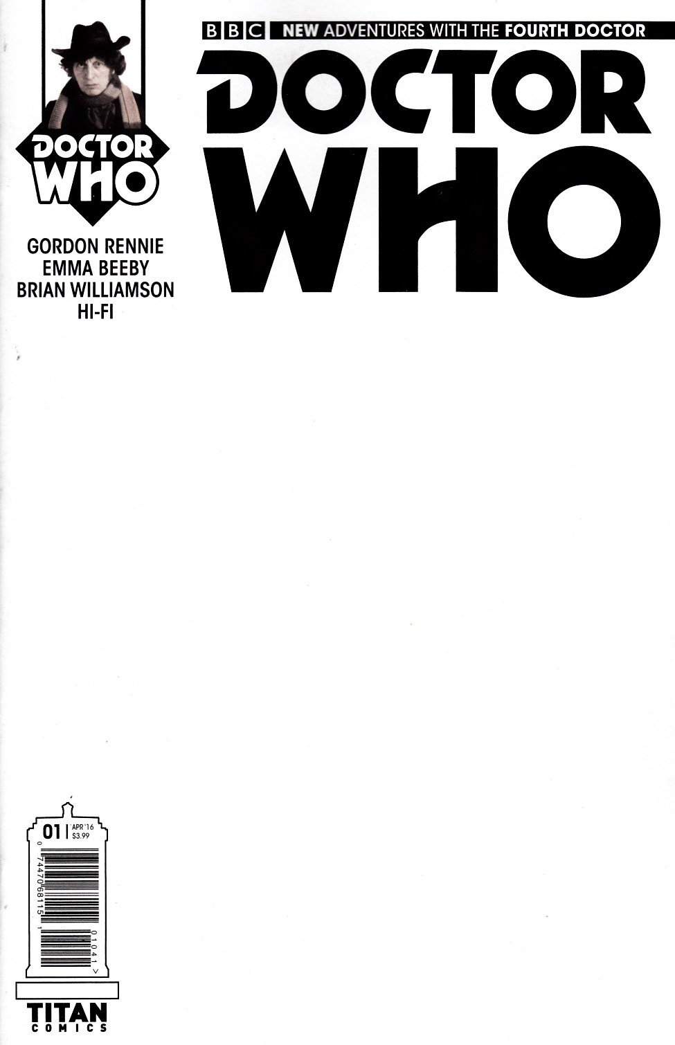 Doctor Who 4th Doctor #1 Cover D [Titan Comic] THUMBNAIL