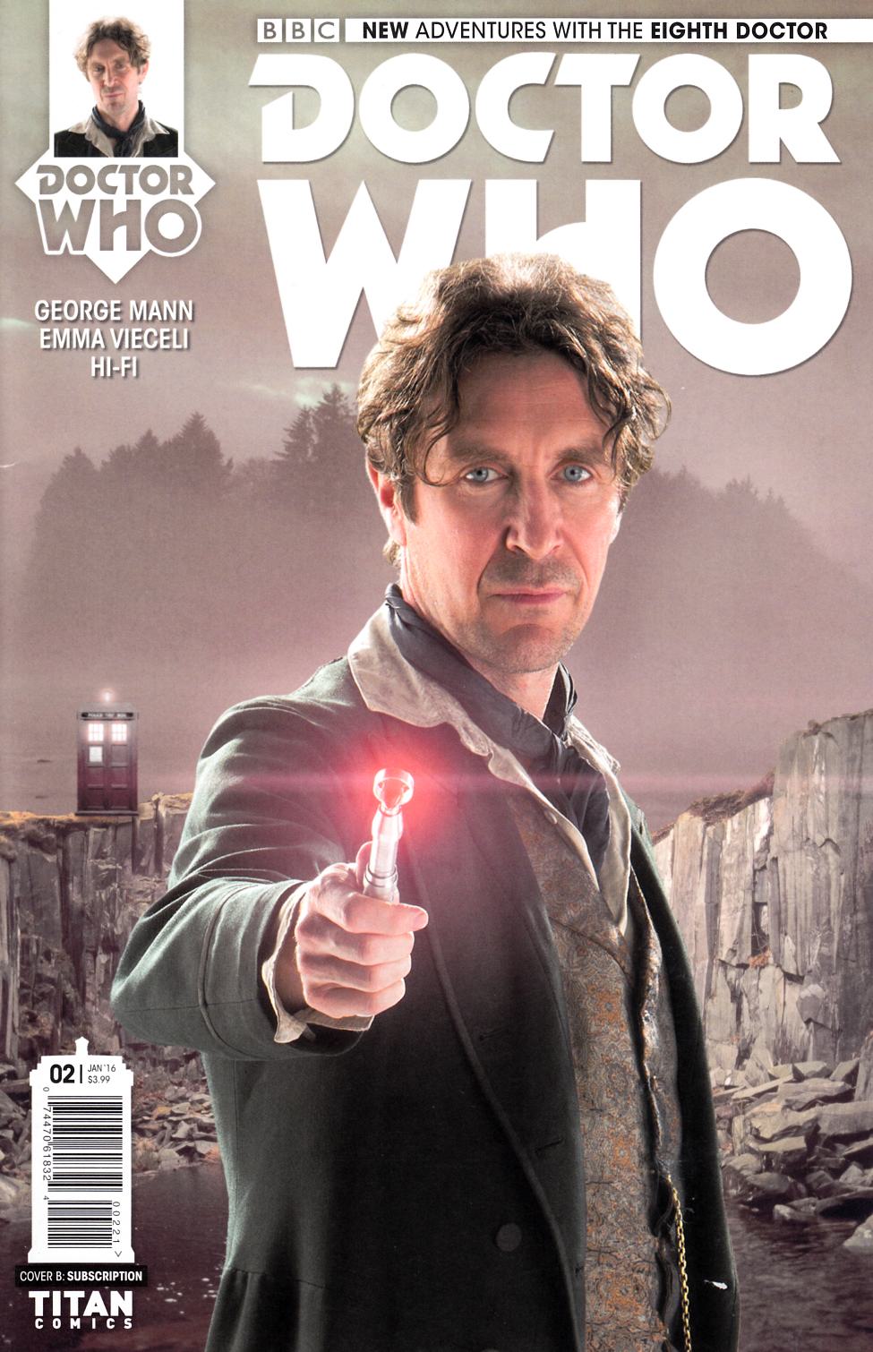 Doctor Who 8th Doctor #2 Subscription Photo Cover [Titan Comic] THUMBNAIL