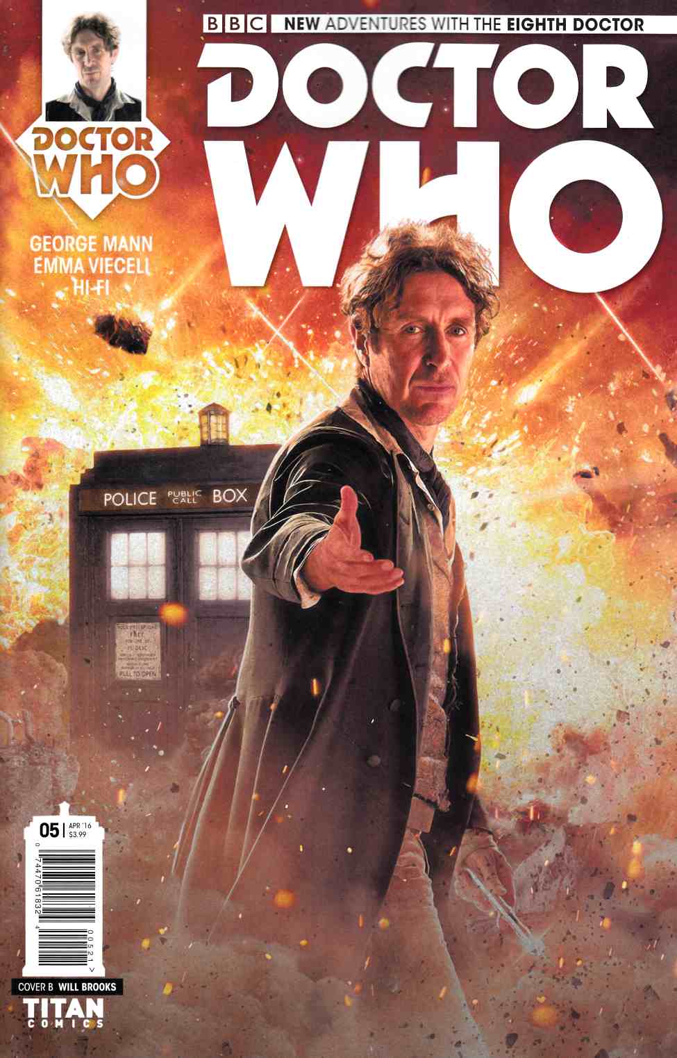 Doctor Who 8th Doctor #5 Cover B- Photo [Titan Comic] THUMBNAIL