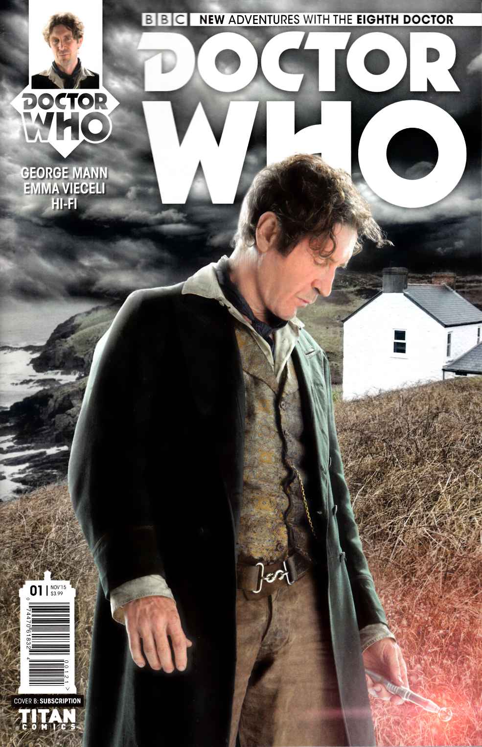 Doctor Who 8th Doctor #1 Subscription Photo Cover [Titan Comic] THUMBNAIL