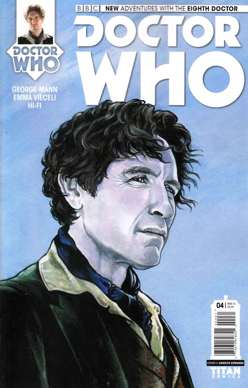 Doctor Who 8th Doctor #4 Edwards Variant Cover [Titan Comic] THUMBNAIL