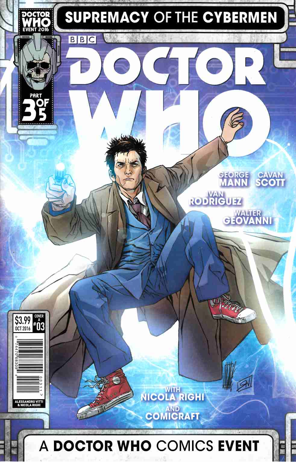 Doctor Who Supremacy of the Cybermen #3 Cover A [Titan Comic] LARGE