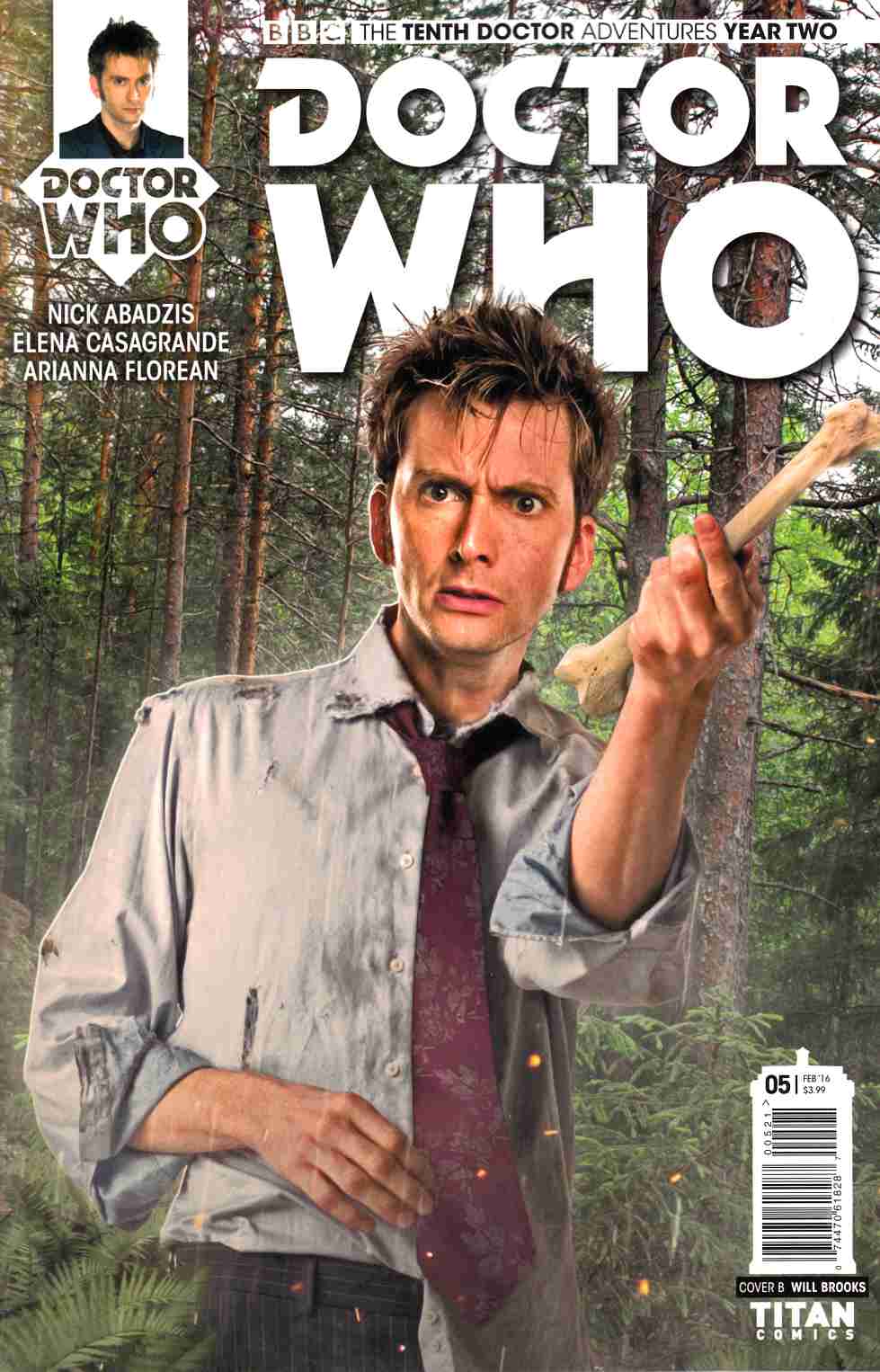 Doctor Who 10th Doctor Year 2 #5 Brooks Subscription Photo Cover [Titan Comic] LARGE