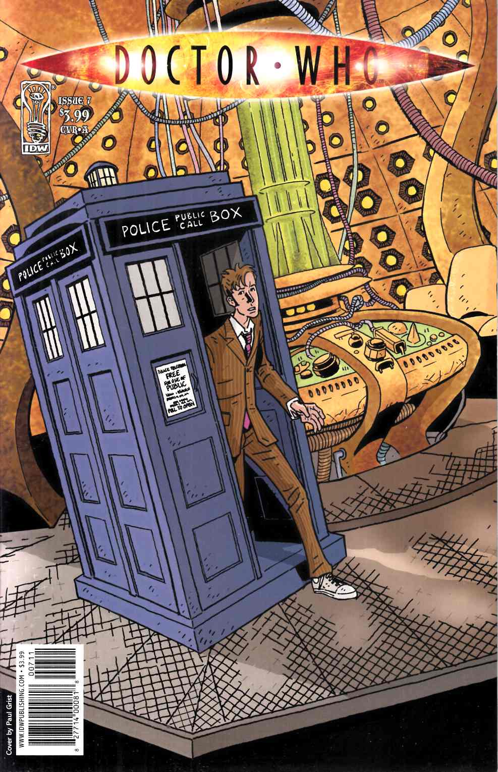 Doctor Who #7 Cover A Very Fine (8.0) [IDW Comic] THUMBNAIL