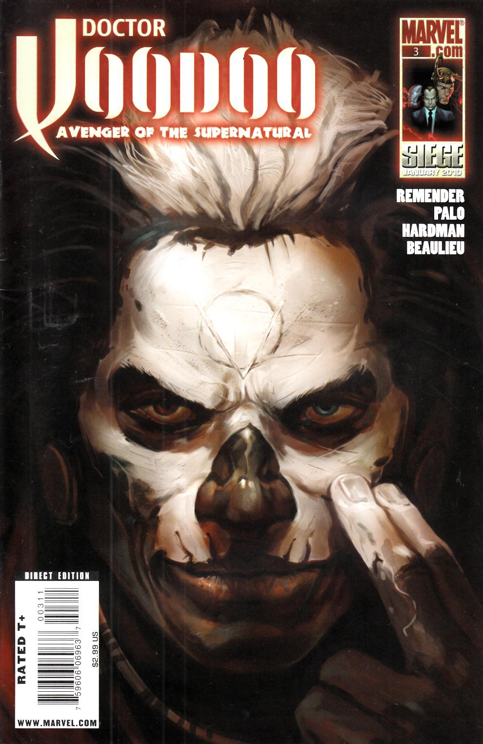 Doctor Voodoo Avenger of the Supernatural #3 Very Fine Minus (7.5) [Marvel Comic] LARGE