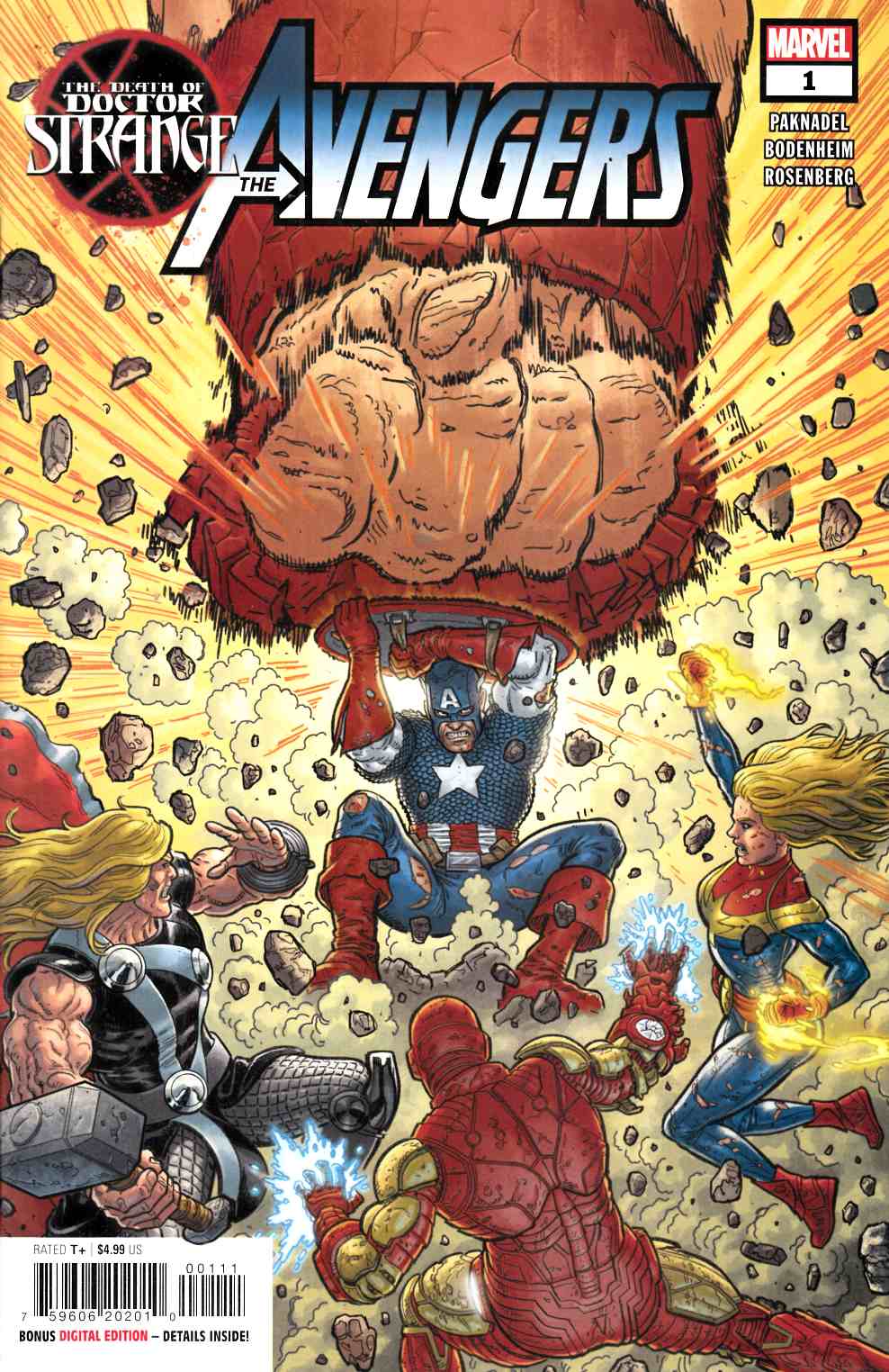 Death of Doctor Strange Avengers #1 Near Mint (9.4) [Marvel Comic] LARGE