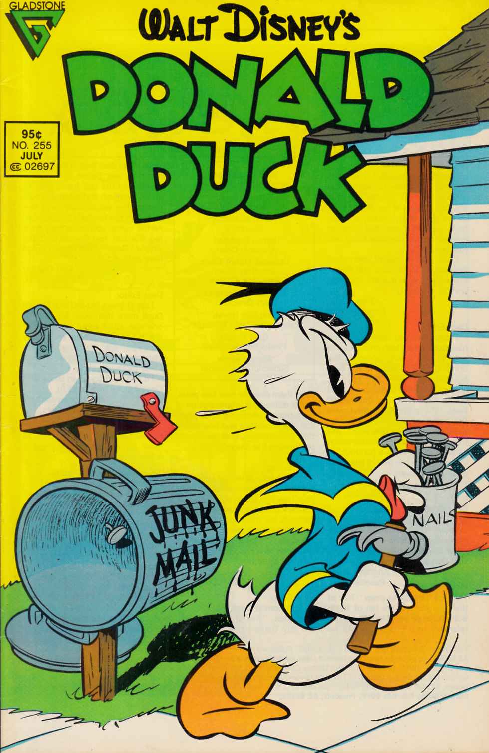 Donald Duck #255 Fine (8.0) [Gladstone Comic] THUMBNAIL