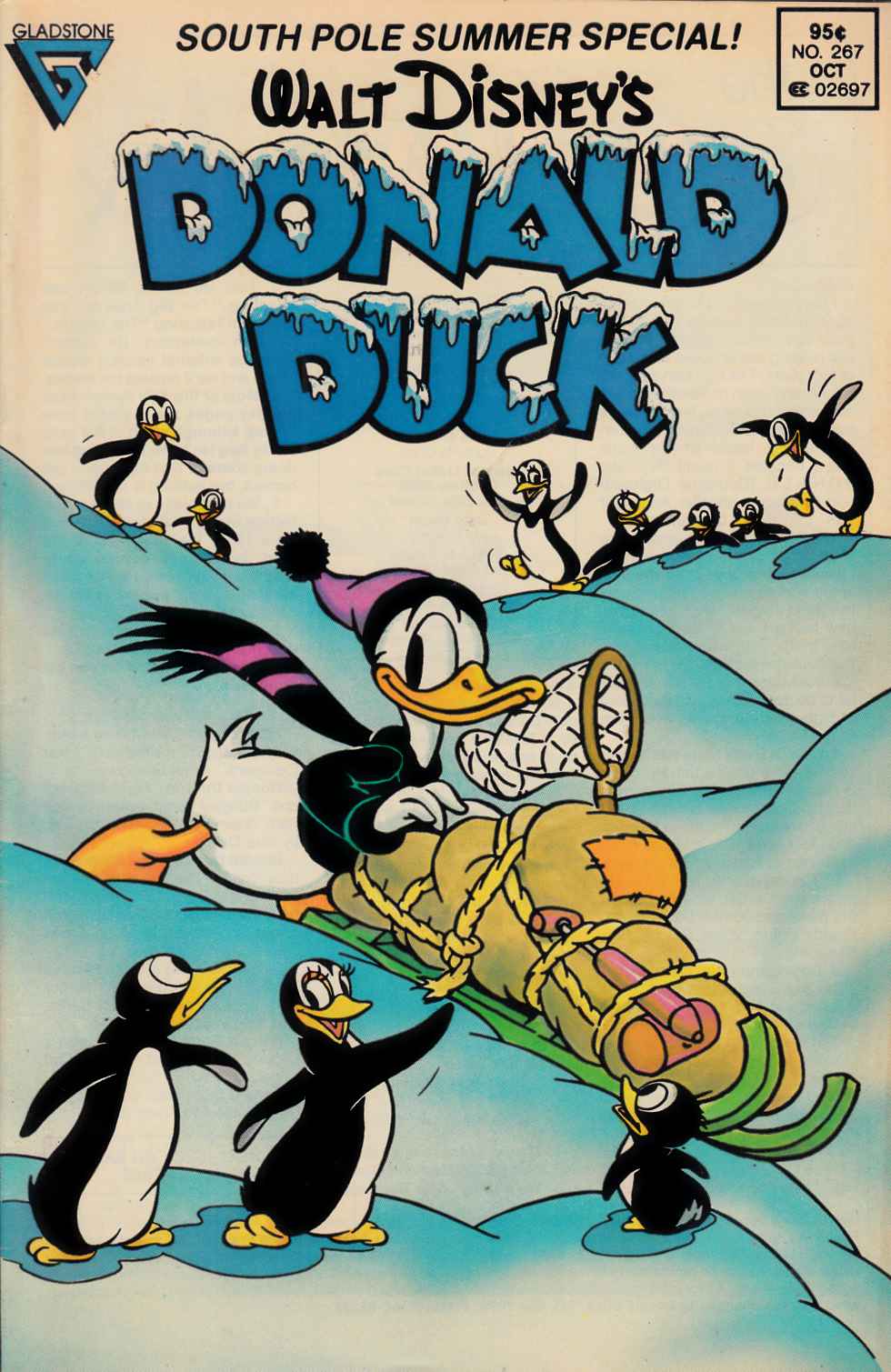 Donald Duck #267 Fine (6.0) [Gladstone Comic] LARGE