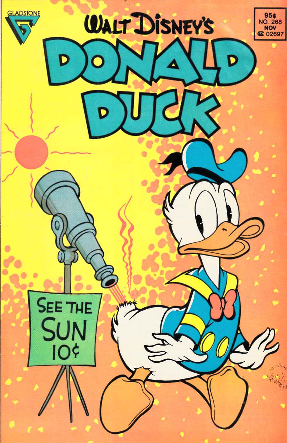 Donald Duck #268 Fine (6.0) [Gladstone Comic] LARGE