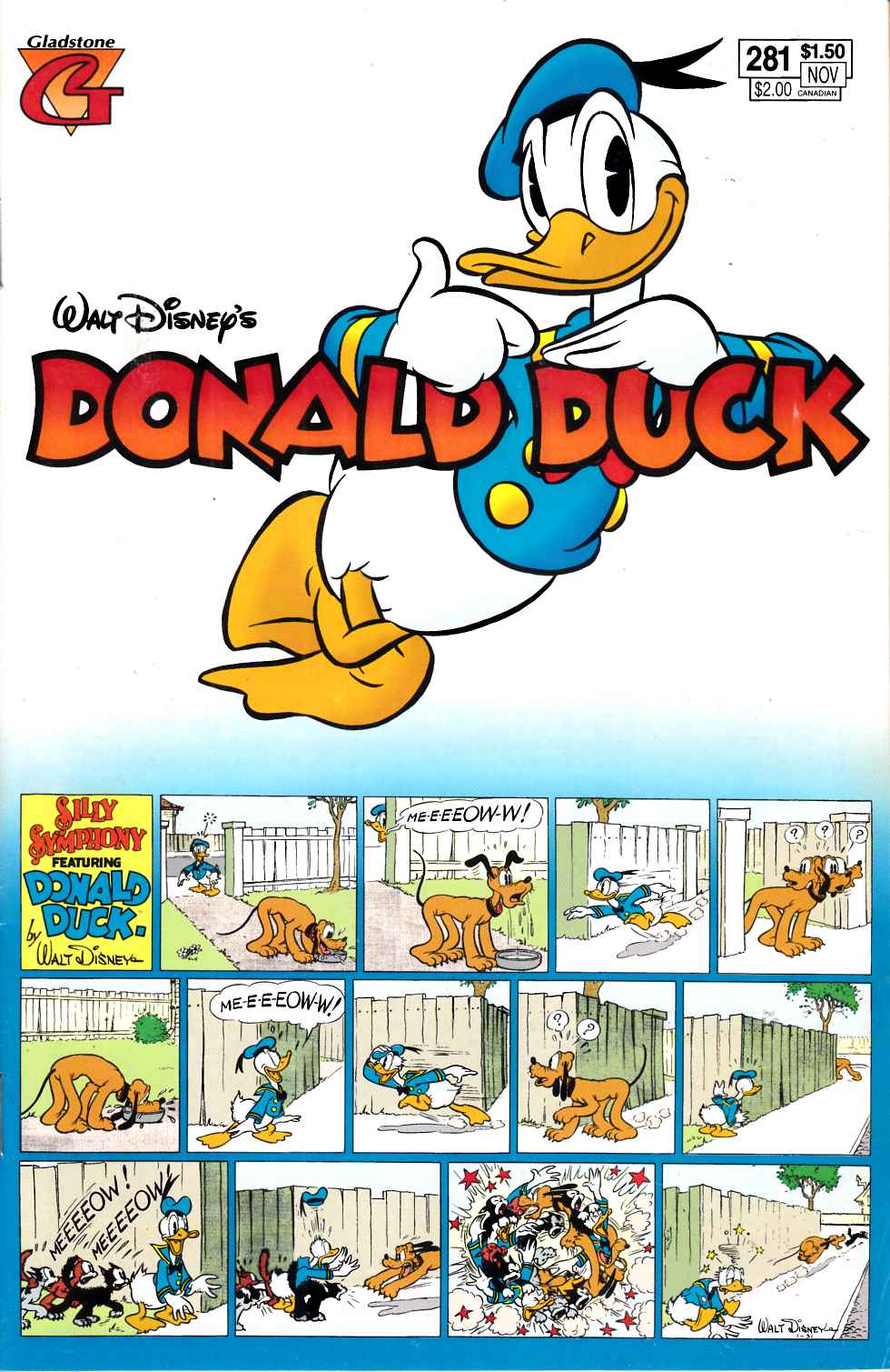 Donald Duck #281 Fine/Very Fine (7.0) [Gladstone Comic] LARGE