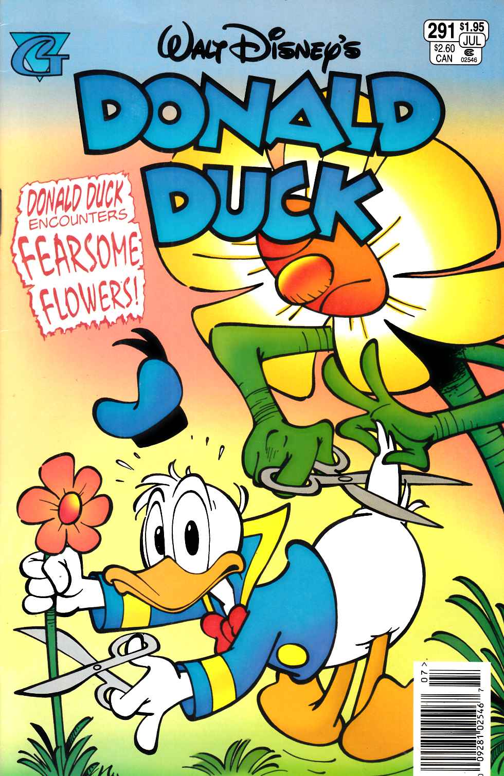 Donald Duck #291 Fine (6.0) [Gladstone Comic] LARGE