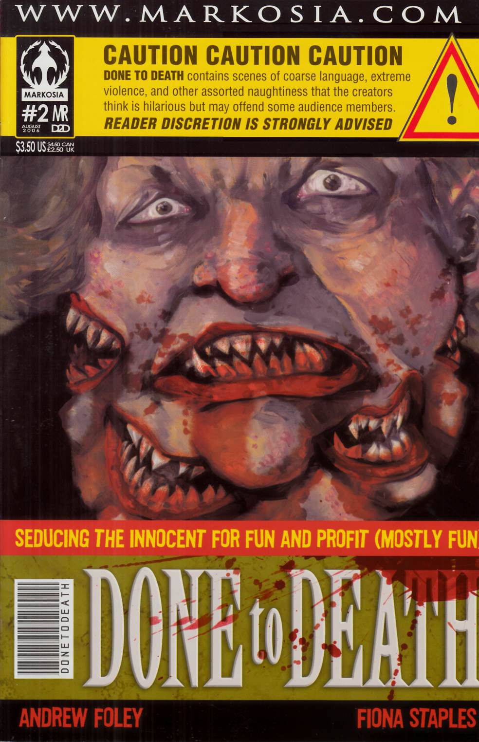 Done to Death #2 Near Mint (9.4) [Markosia Comic] LARGE