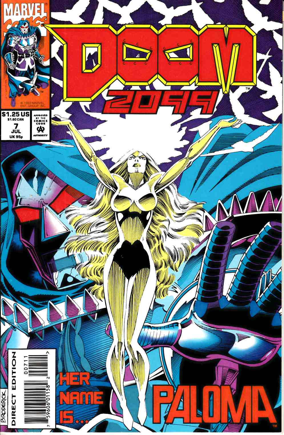 Doom 2099 #7 Very Fine (8.0) [Marvel Comic] LARGE