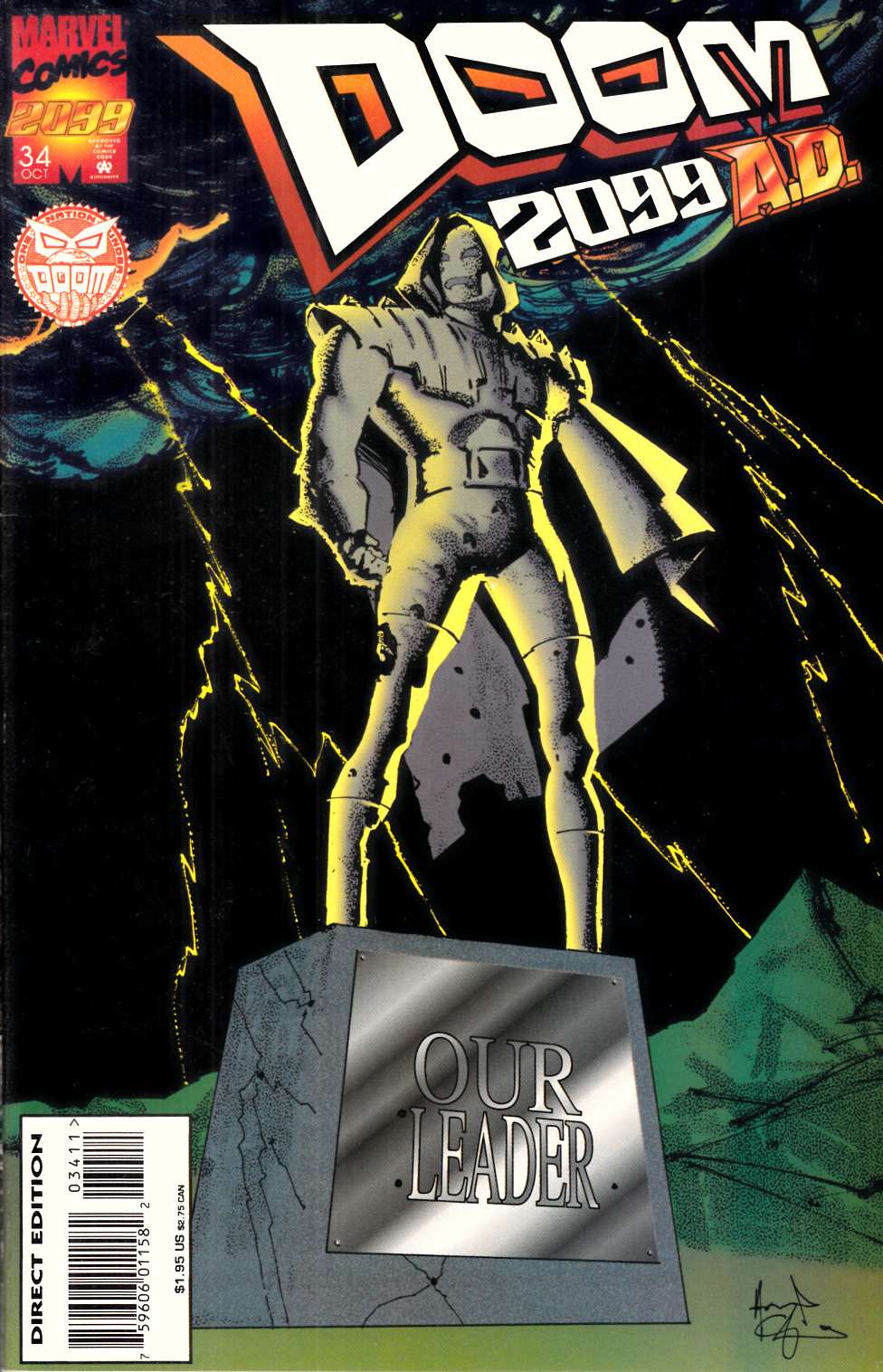 Doom 2099 #34 Very Fine (8.0) [Marvel Comic] THUMBNAIL