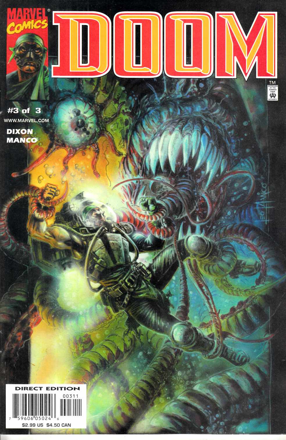 Doom #3 Near Mint (9.4) [Marvel Comic] LARGE
