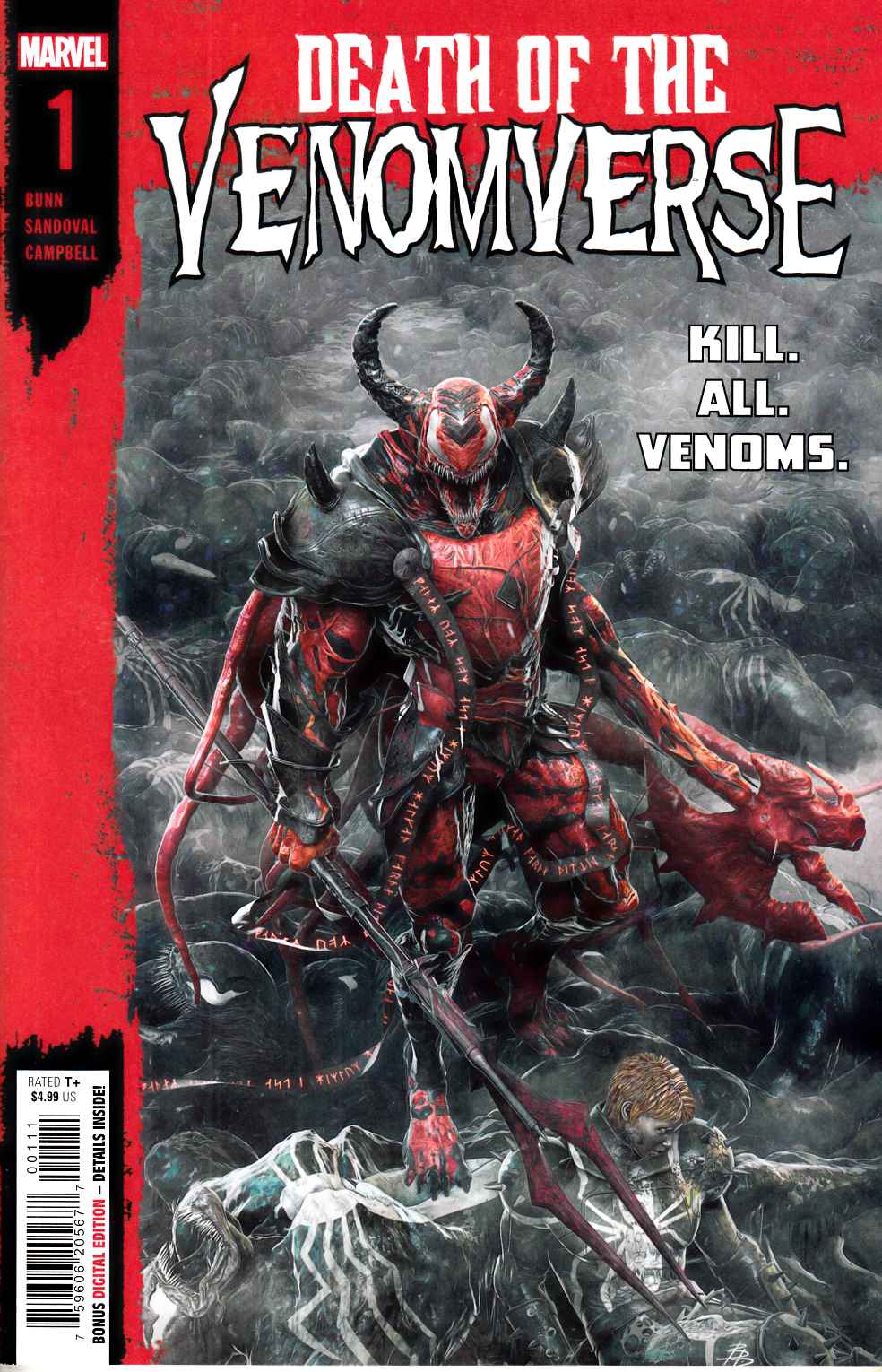 Death of Venomverse #1 Near Mint (9.4) [Marvel Comic] LARGE