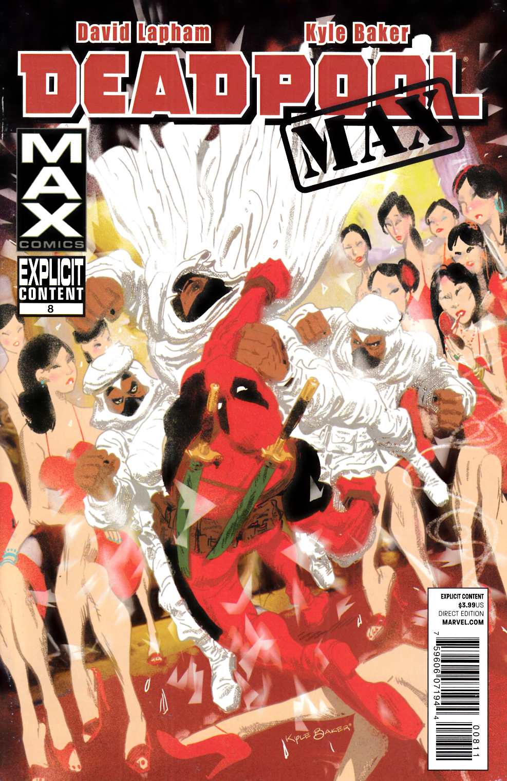 Deadpool Max #8 Very Fine (8.0) [Marvel Comic] LARGE