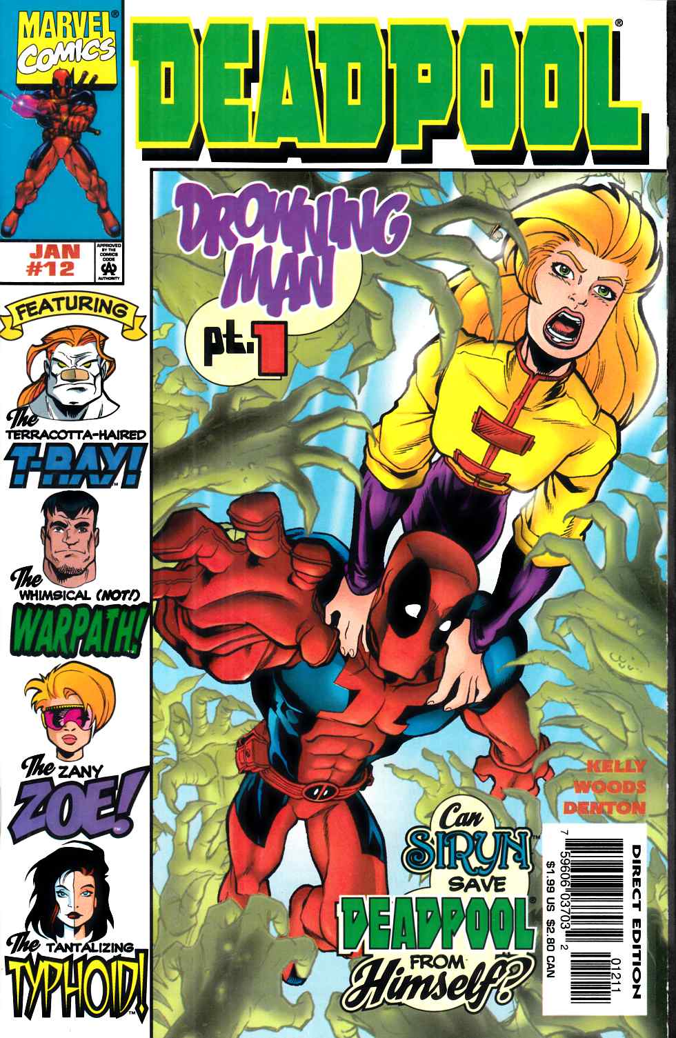 Deadpool #12 Near Mint (9.4) [Marvel Comic] LARGE