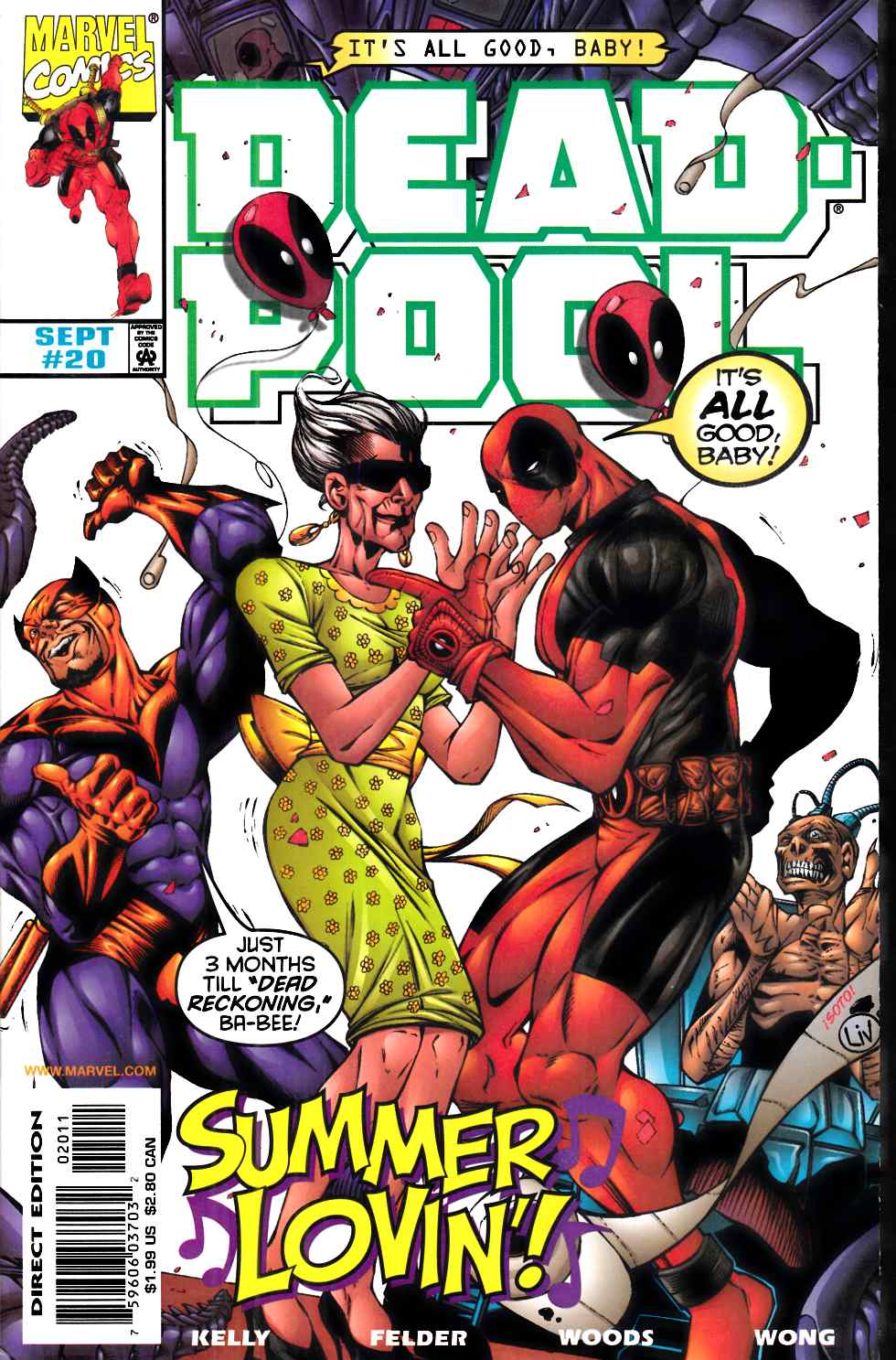 Deadpool #20 Near Mint (9.4) [Marvel Comic] LARGE
