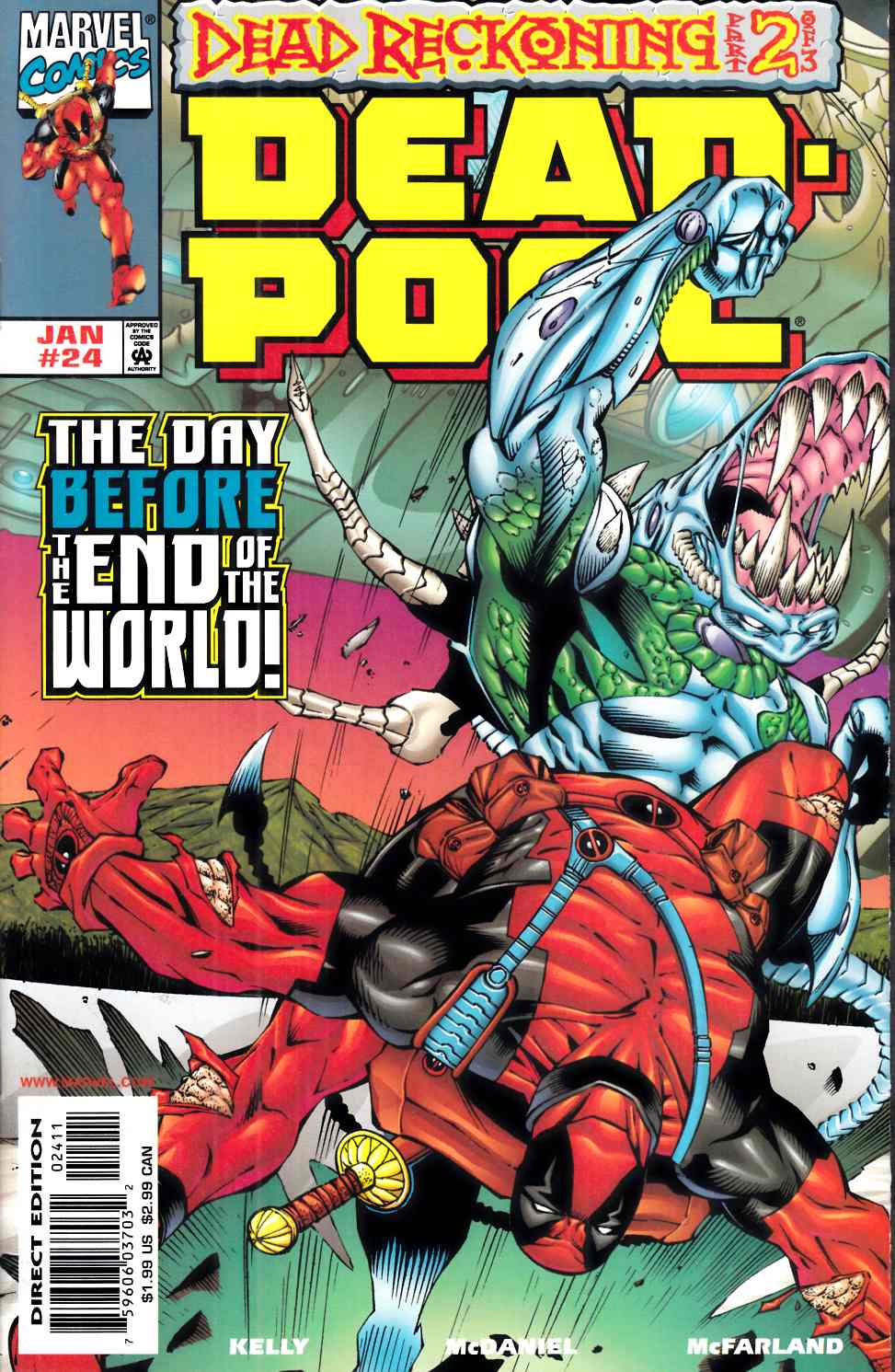 Deadpool #24 Near Mint (9.4) [Marvel Comic] THUMBNAIL