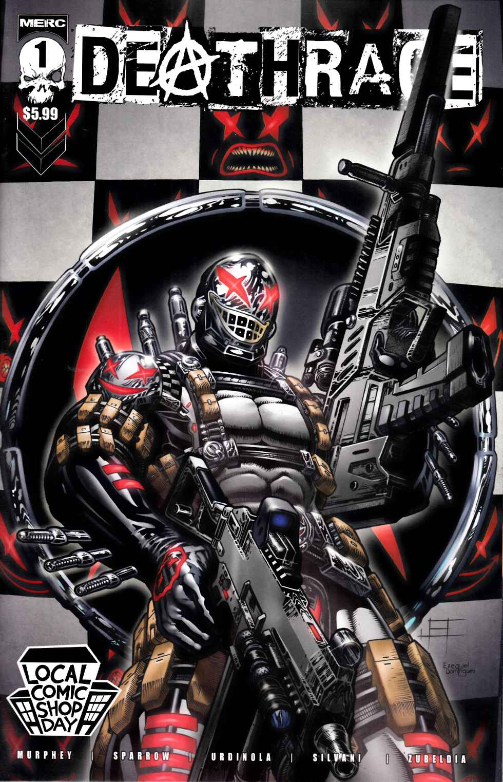 Deathrage #1 LCSD Variant Cover Near Mint (9.4) [Merc Comic] LARGE
