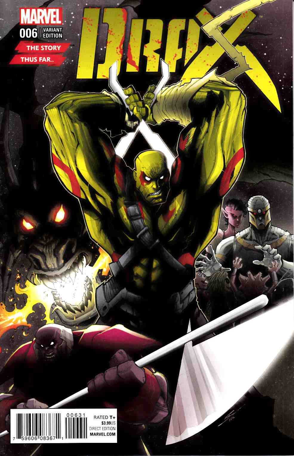 Drax #6 Story Thus Far Variant Cover [Marvel Comic] THUMBNAIL