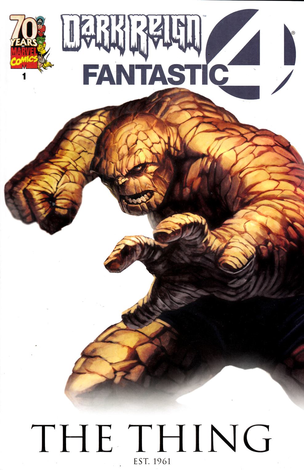 Dark Reign Fantastic Four #1 70th Anniversary Variant Cover Very Fine (8.0) [Marvel Comic] LARGE
