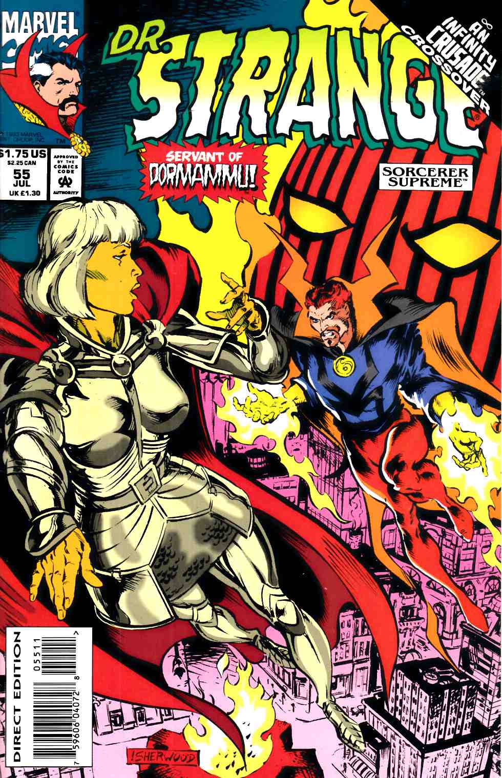 Doctor Strange #55 Very Fine (8.0) [Marvel Comic] THUMBNAIL
