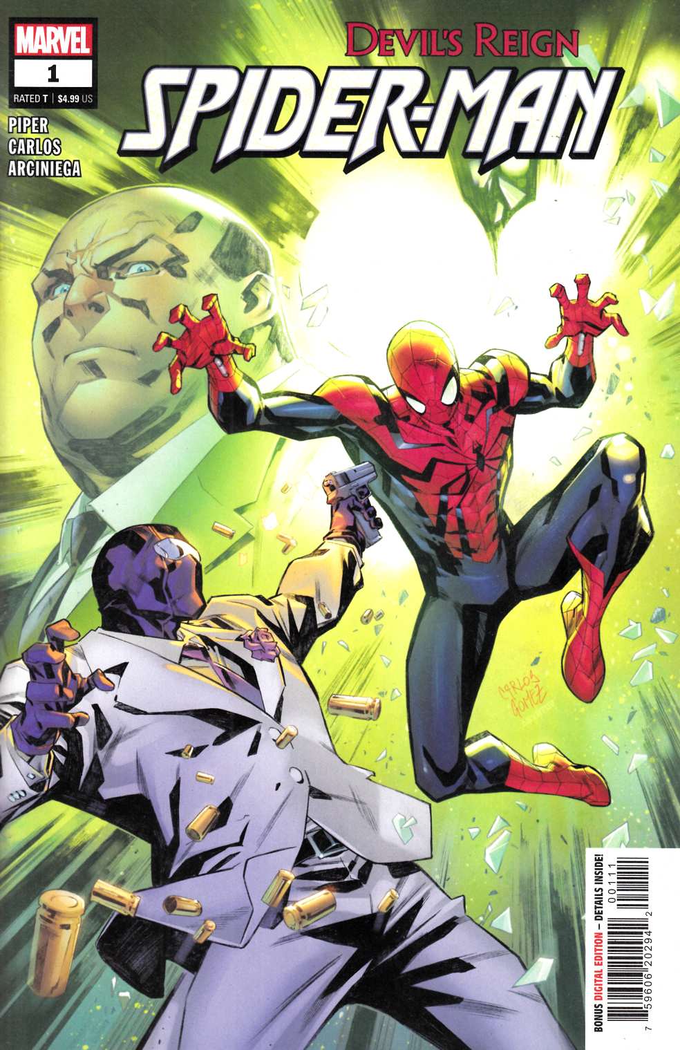 Devil's Reign Spider-Man #1 Near Mint (9.4) [Marvel Comic] LARGE