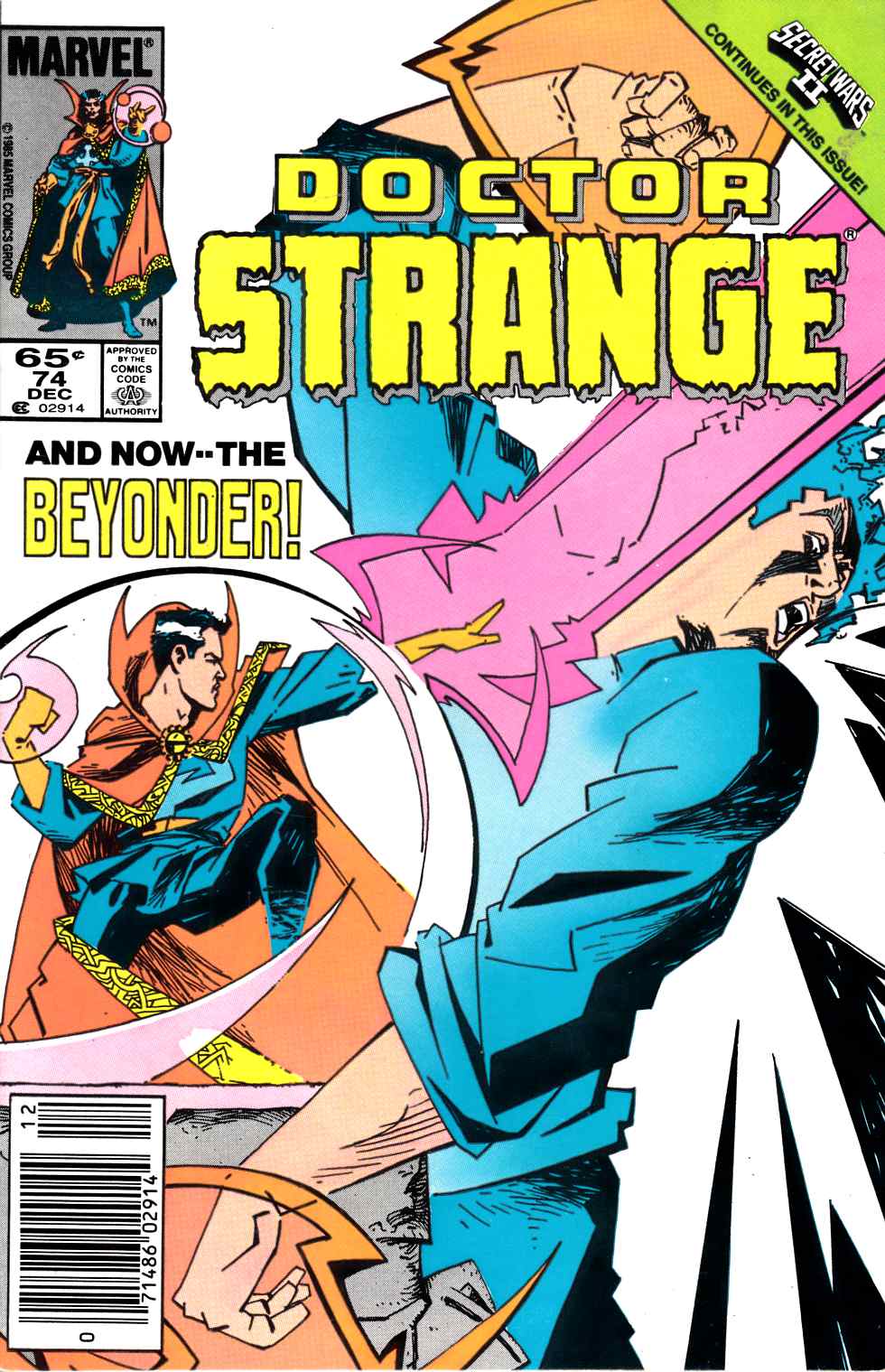 Doctor Strange #74 Newsstand Edition Very Fine (8.0) [Marvel Comic] LARGE