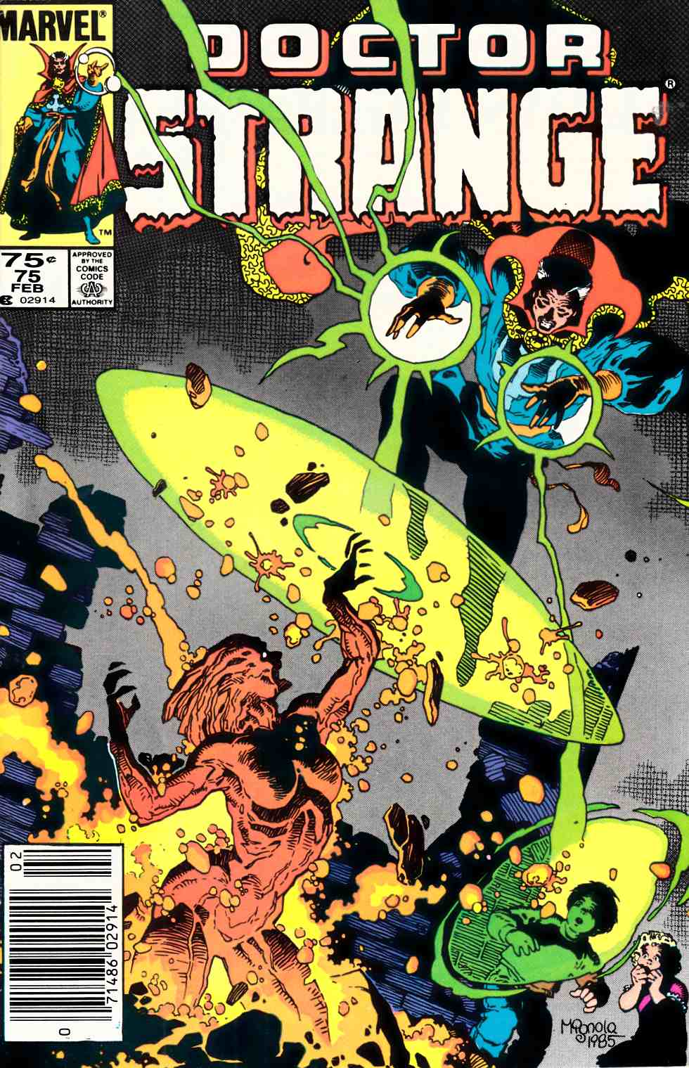 Doctor Strange #75 Newsstand Edition Very Fine (8.0) [Marvel Comic] LARGE