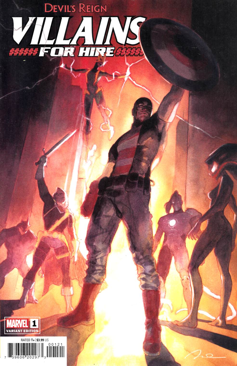 Devil's Reign Villains for Hire #1 Parel Variant Cover Near Mint (9.4) [Marvel Comic] THUMBNAIL