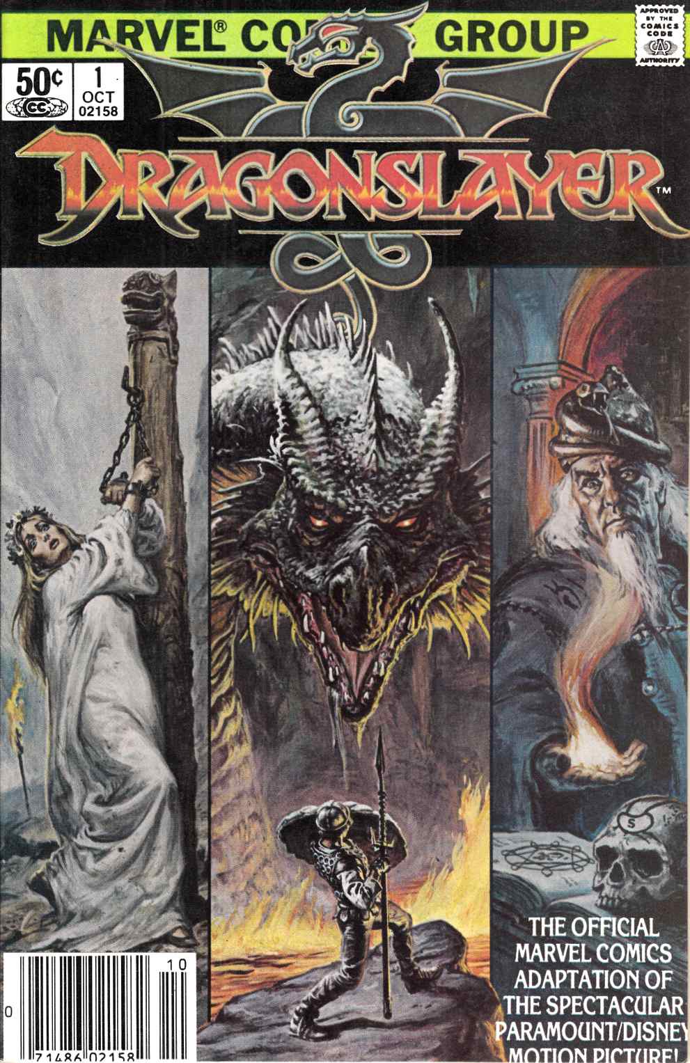 Dragonslayer #1 Newsstand Edition Very Fine (8.0) [DC Comic] LARGE