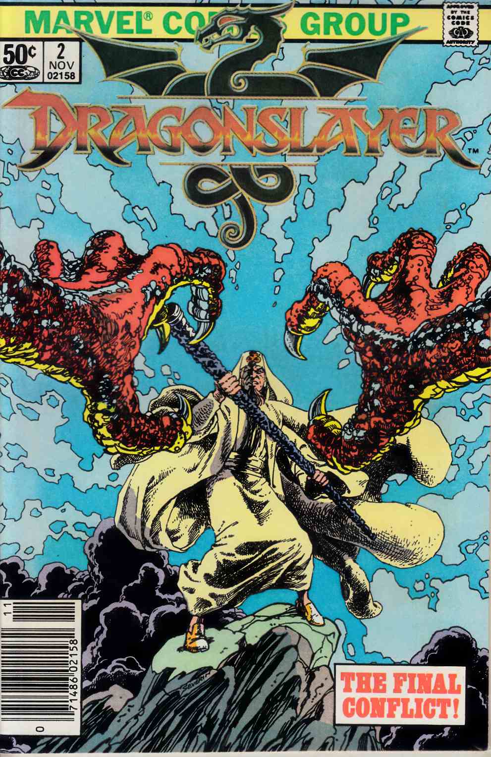 Dragonslayer #2 Newsstand Edition Very Fine (8.0) [DC Comic] LARGE