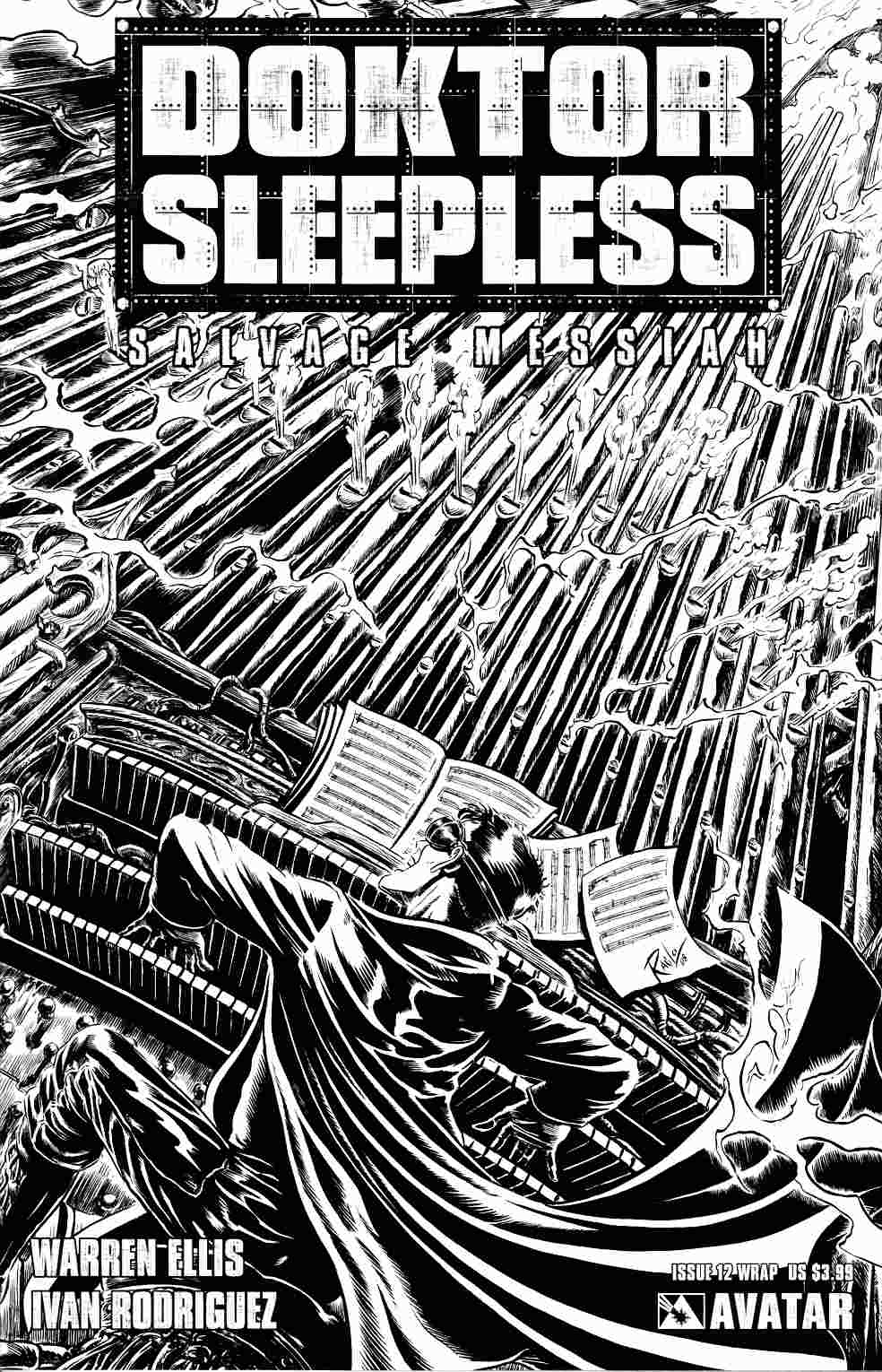 Doktor Sleepless #12 Wrap Cover Near Mint (9.4) [Avatar Comic] THUMBNAIL