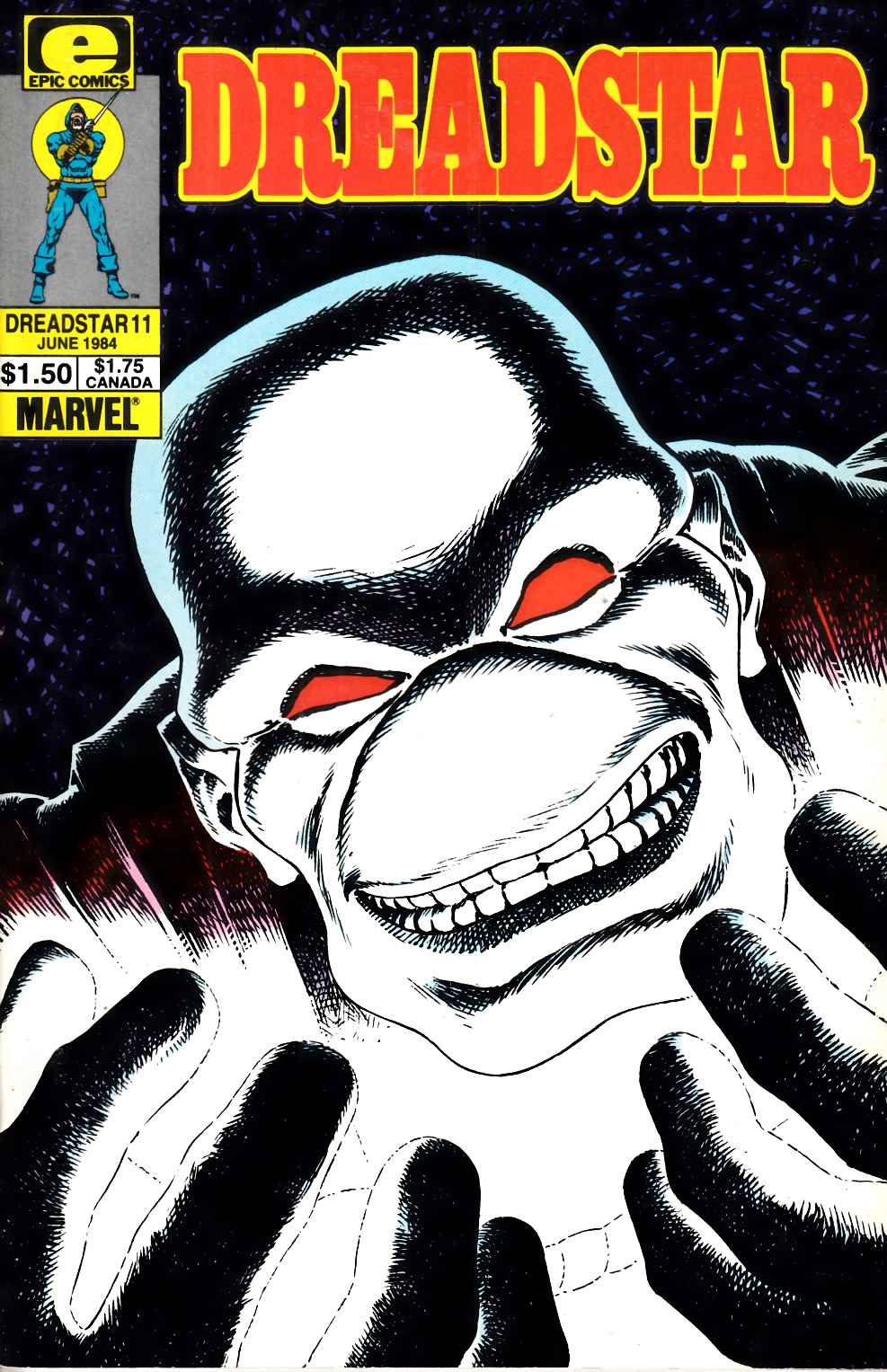 Dreadstar #11 Very Fine (8.0) [Marvel/Epic Comic] THUMBNAIL
