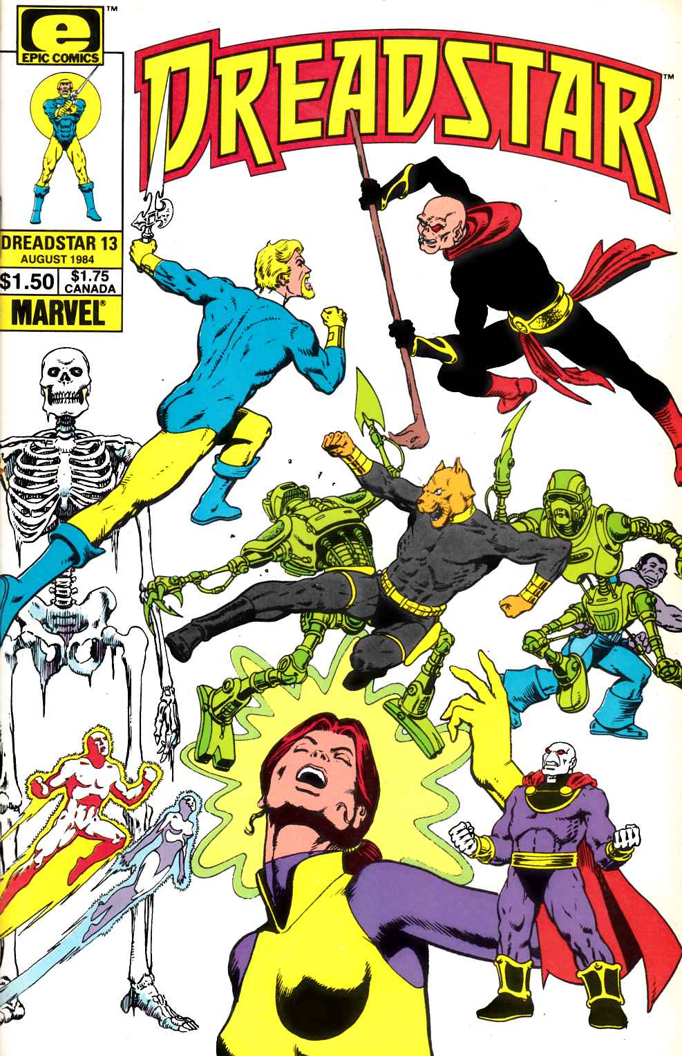 Dreadstar #13 Near Mint (9.4) [Marvel/Epic Comic] THUMBNAIL