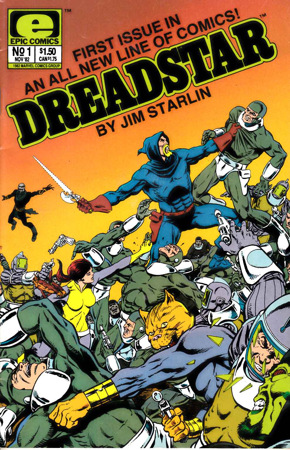 Dreadstar #1 Fine (6.0) [Marvel/Epic Comic] THUMBNAIL