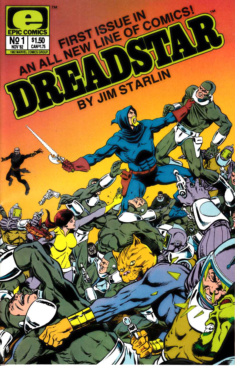 Dreadstar #1 Very Fine (8.0) [Marvel/Epic Comic] THUMBNAIL