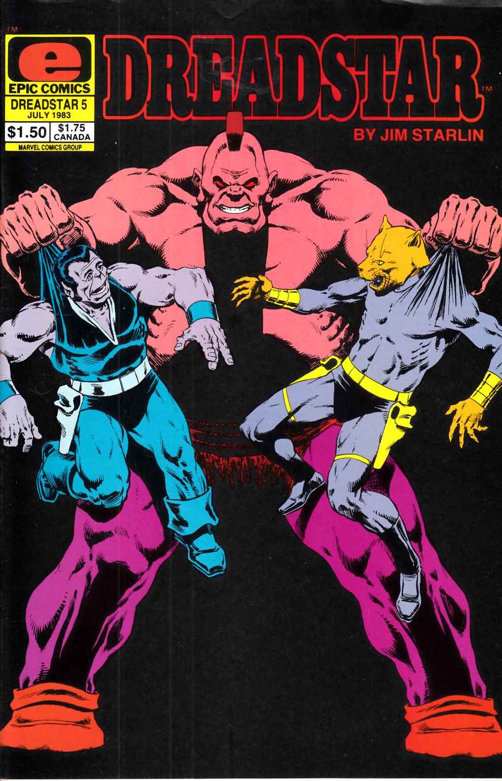 Dreadstar #5 Fine (6.0) [Marvel/Epic Comic] THUMBNAIL
