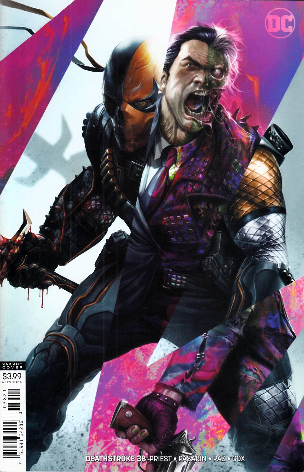 Deathstroke #38 Mattina Variant Cover Near Mint (9.4) [DC Comic] LARGE