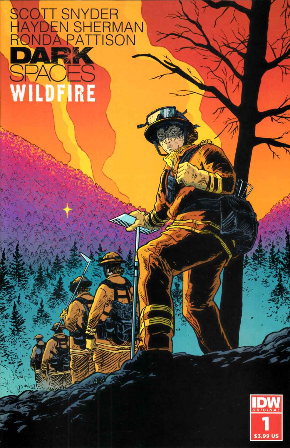 Dark Spaces Wildfire #1 Second Printing Near Mint (9.4) [IDW Comic] THUMBNAIL