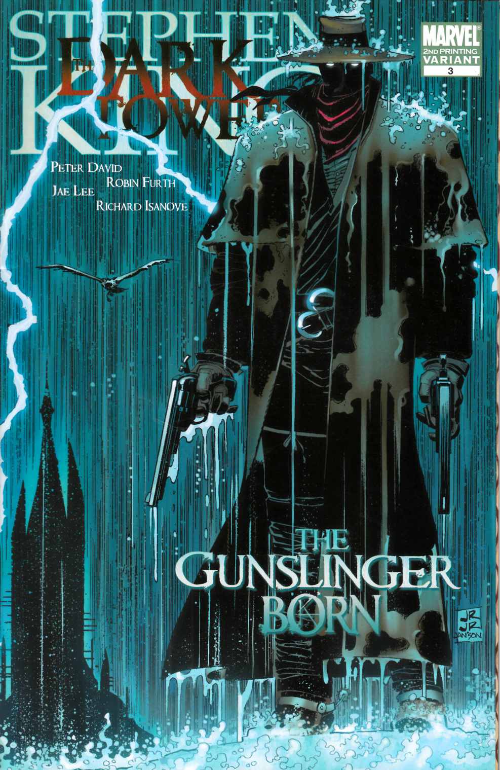 Dark Tower Gunslinger Born #3 Second Printing Very Fine (8.0) [Marvel Comic] LARGE