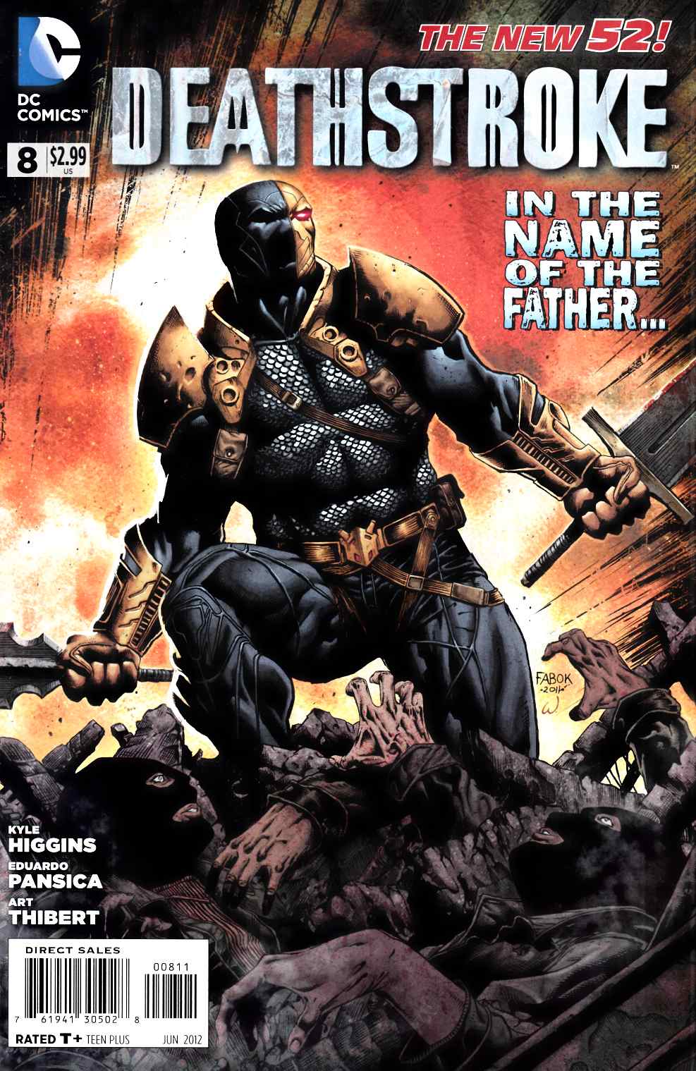 Deathstroke #8 Very Fine (8.0) [DC Comic] LARGE