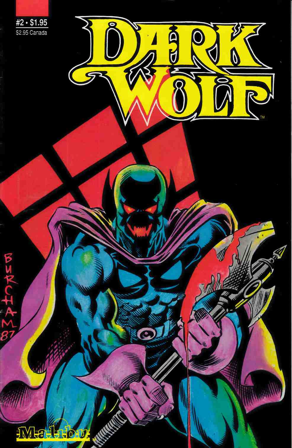 Dark Wolf #2 Fine (6.0) [Malibu Comic] LARGE